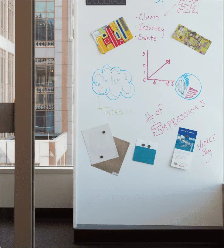 On Surface (DI-NOC™ Whiteboard) - Design Film: An Accent